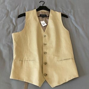 Pronto Uomo linen sand colored vest